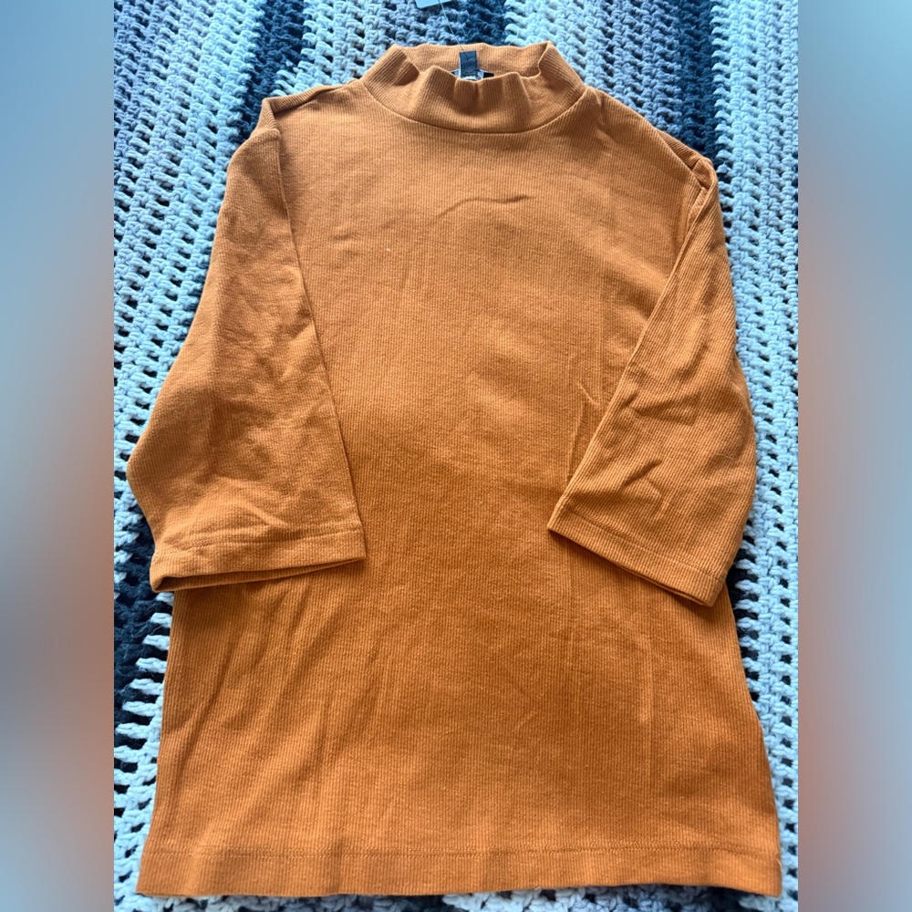 Express Orange Short Sleeve Tee